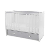 Легло Matrix New 60 120 Бяло Stone Grey 2box Lorelli Classic