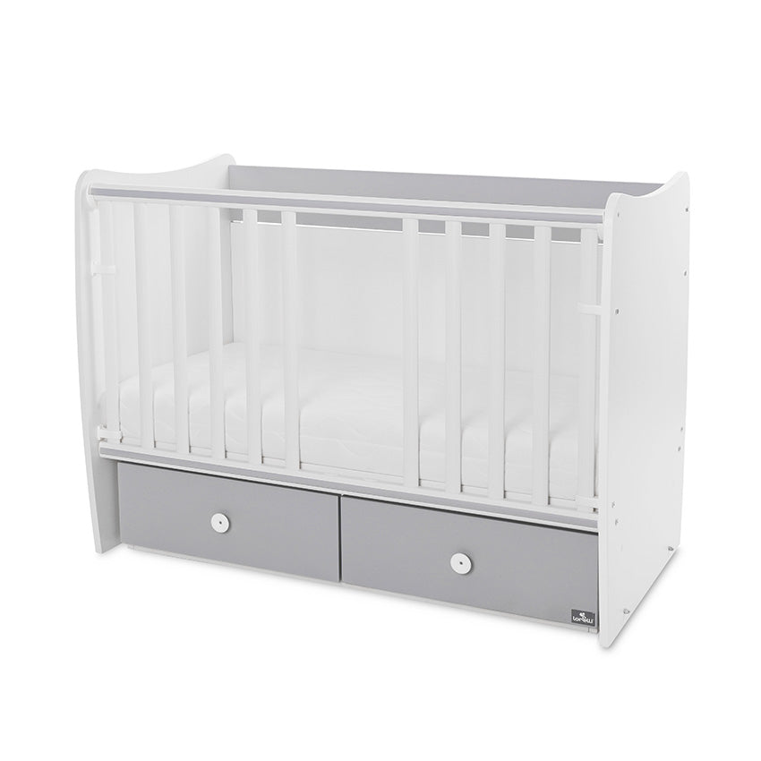 Легло Matrix New 60 120 Бяло Stone Grey 2box Lorelli Classic
