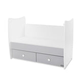 Легло Matrix New 60 120 Бяло Stone Grey 2box Lorelli Classic