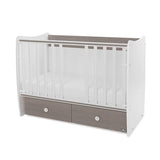 Легло Matrix New 60/120 Бяло/Кафе-2Box