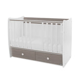 Легло Matrix New 60 120 Бяло Кафе 2box Lorelli Classic