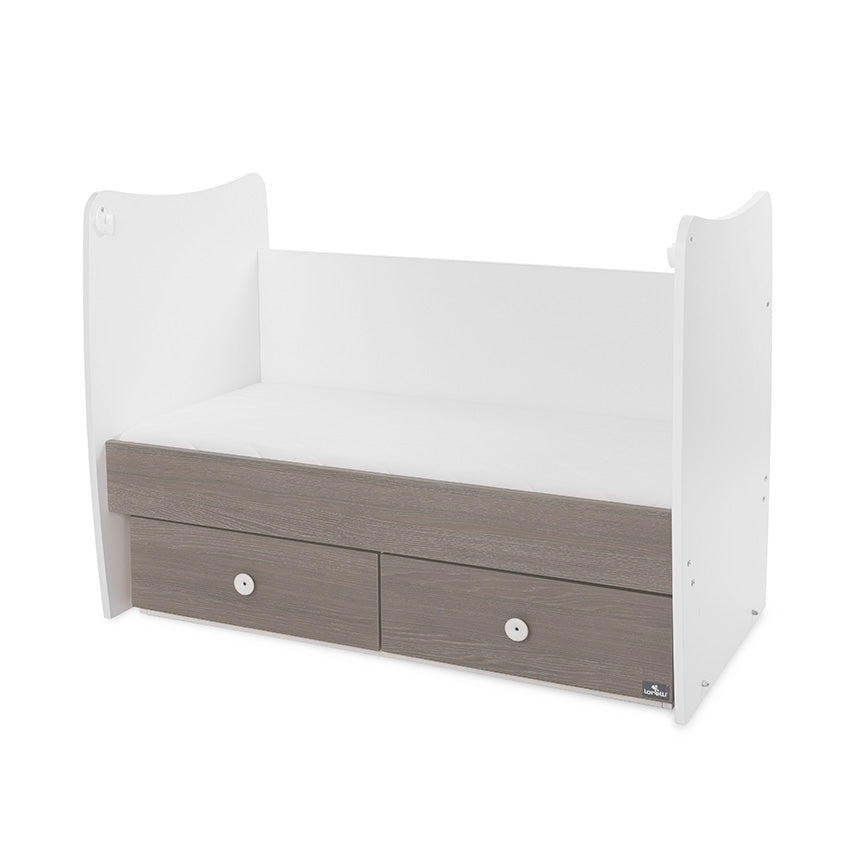 Легло Matrix New 60 120 Бяло Кафе 2box Lorelli Classic