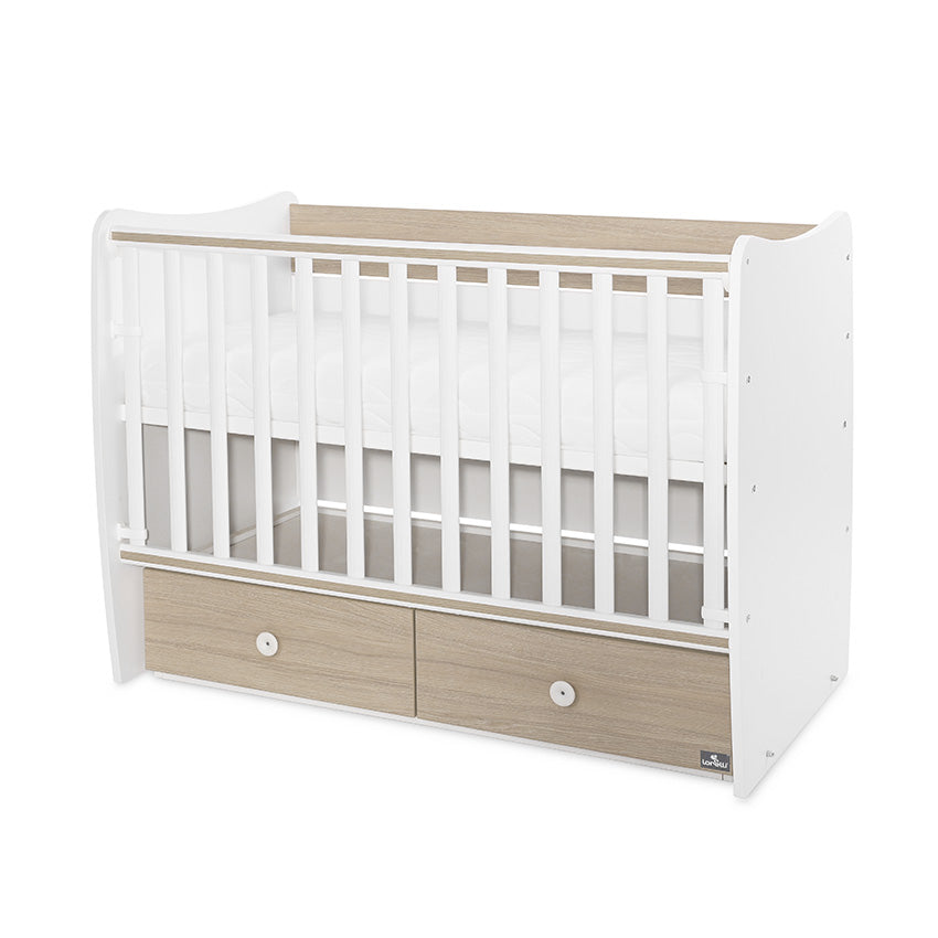 Легло Matrix New 60 120 Бяло Кехлибар 2box Lorelli Classic