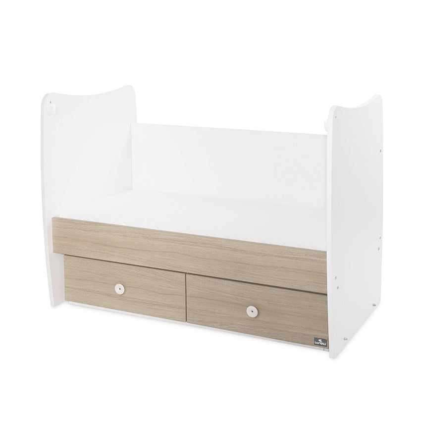 Легло Matrix New 60 120 Бяло Кехлибар 2box Lorelli Classic