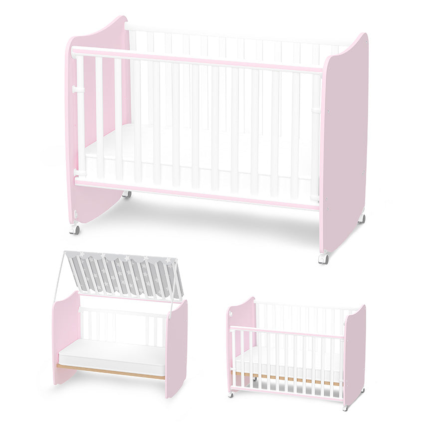 Легло Stars 60 120 Цвят Бяло Orchid Pink Lorelli Premium