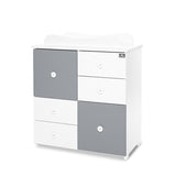 Шкаф Цвят Бяло Stone Grey 2box Lorelli Classic