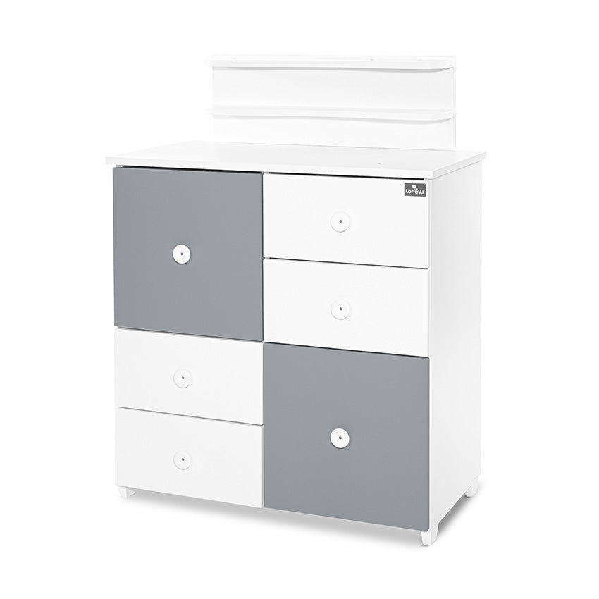 Шкаф Цвят Бяло Stone Grey 2box Lorelli Classic