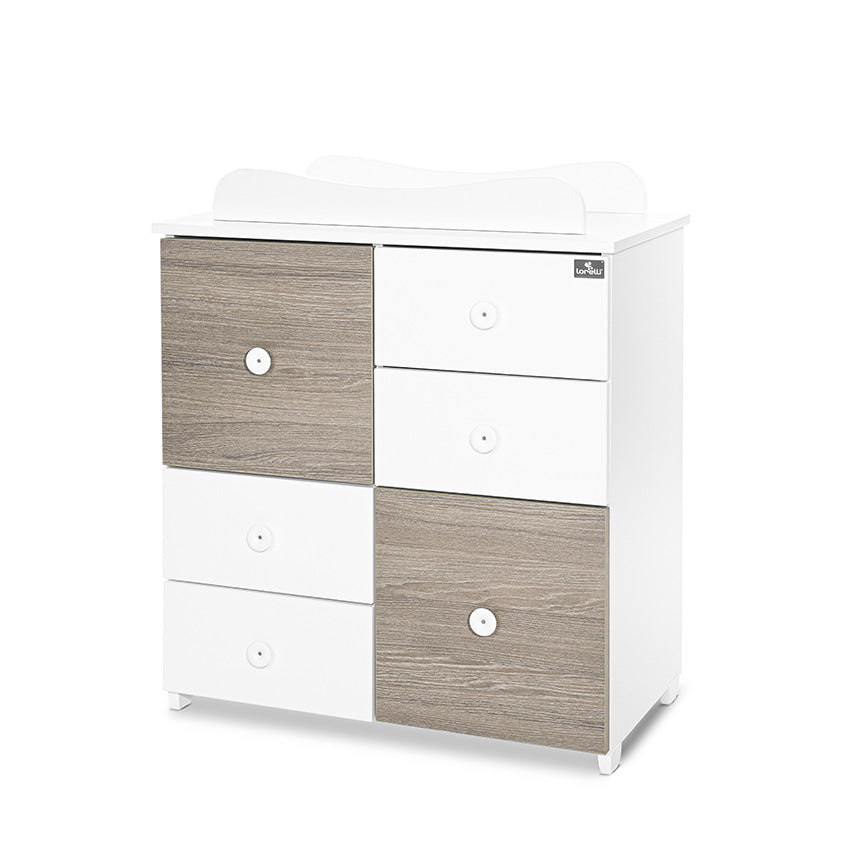 Culoare dulap Alb/Cafea-2Box