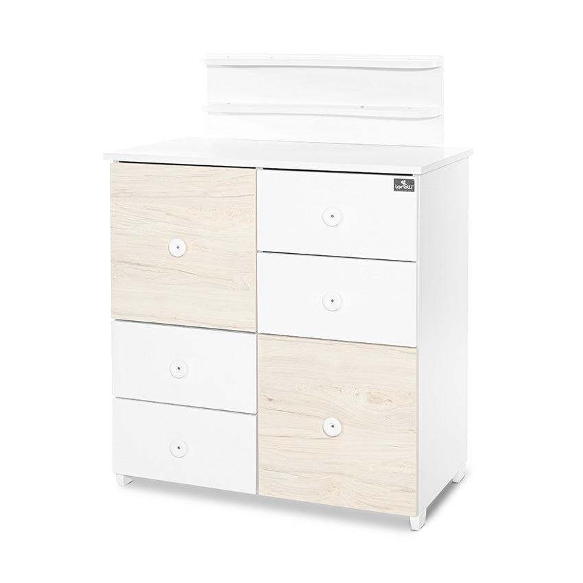 Шкаф Цвят Бяло Светъл Дъб 2box Lorelli Classic