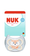 Perfect Match Биберон Залъгалка, Силикон 0 6мес. 1бр., Air, Лисица Nuk