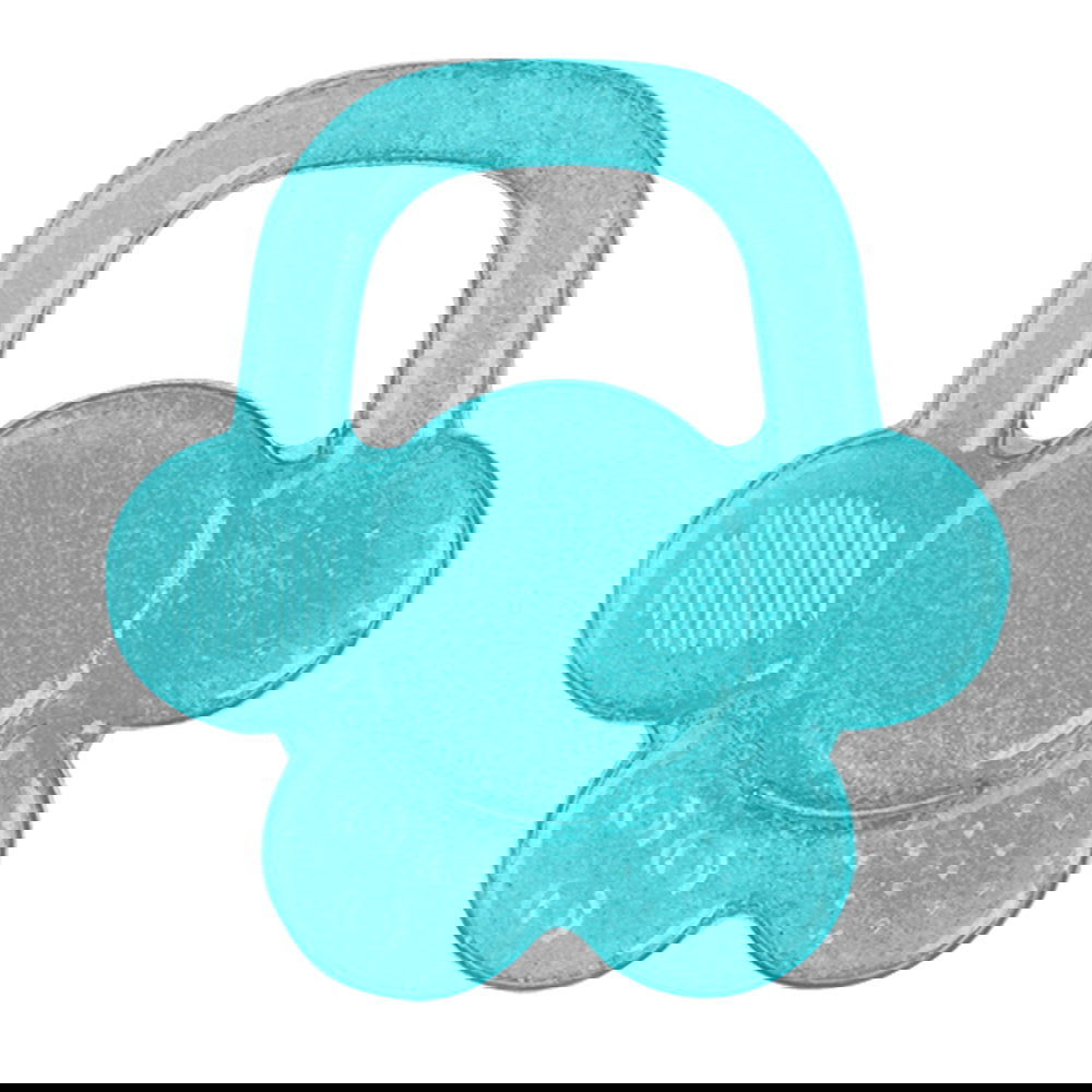 1018 Гризалка Цвете Малко 3М+ Babyono Син --- BebeMama