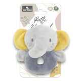 Дрънкалка Слонче Сиво Natural Lorelli Toys