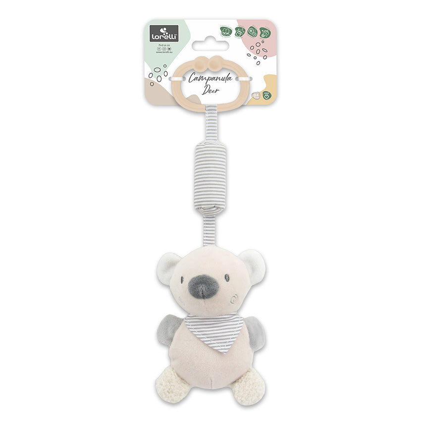 Камбанка Мече Бежово Natural Lorelli Toys