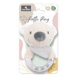 Дрънкалка Кръг Мече Бежово Natural Lorelli Toys