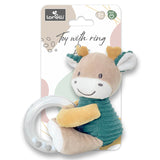 Jucărie cu cerb cerc albastru natural