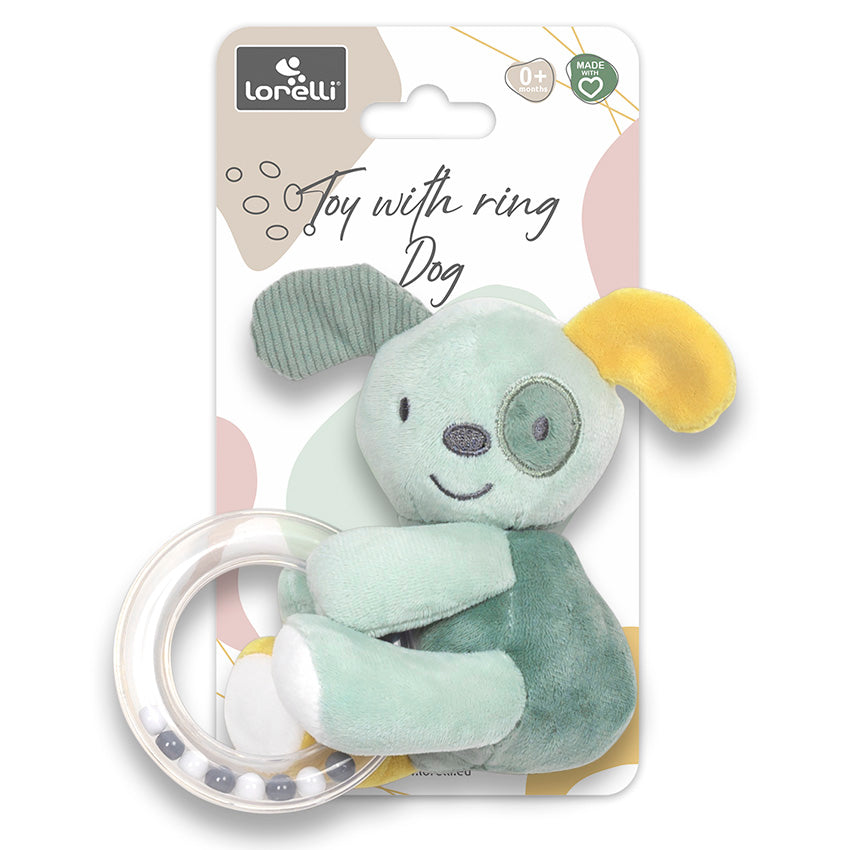 Играчка С Кръг Куче Зелено Natural Lorelli Toys