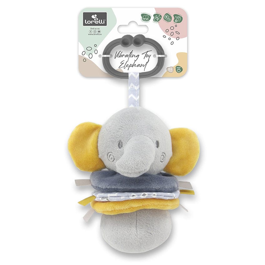 Jucărie vibrantă Elefant Gri Natural