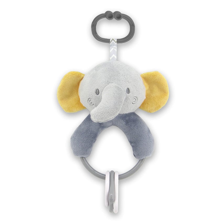 Figurine zornăitoare Elefant Gri Natural