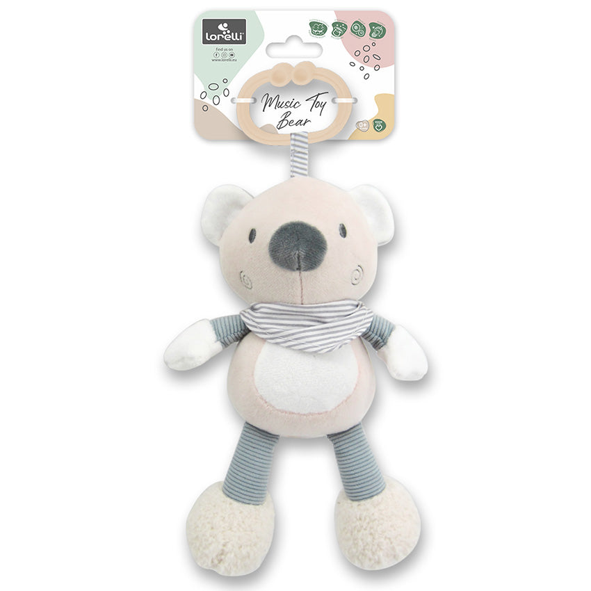 Музикална Играчka Мече Бежово Natural Lorelli Toys