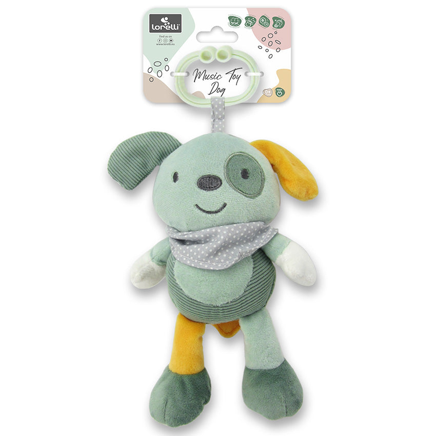 Музикална Играчka Куче Зелено Natural Lorelli Toys
