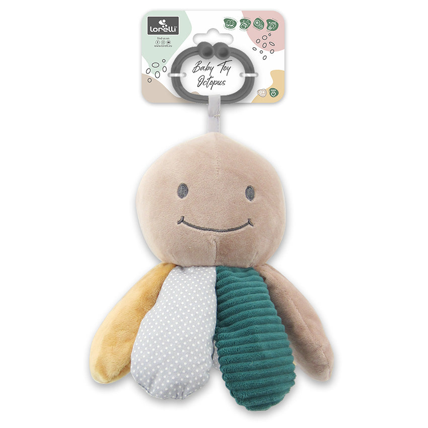 Играчка Октопод Синьо И Бежово Natural Lorelli Toys
