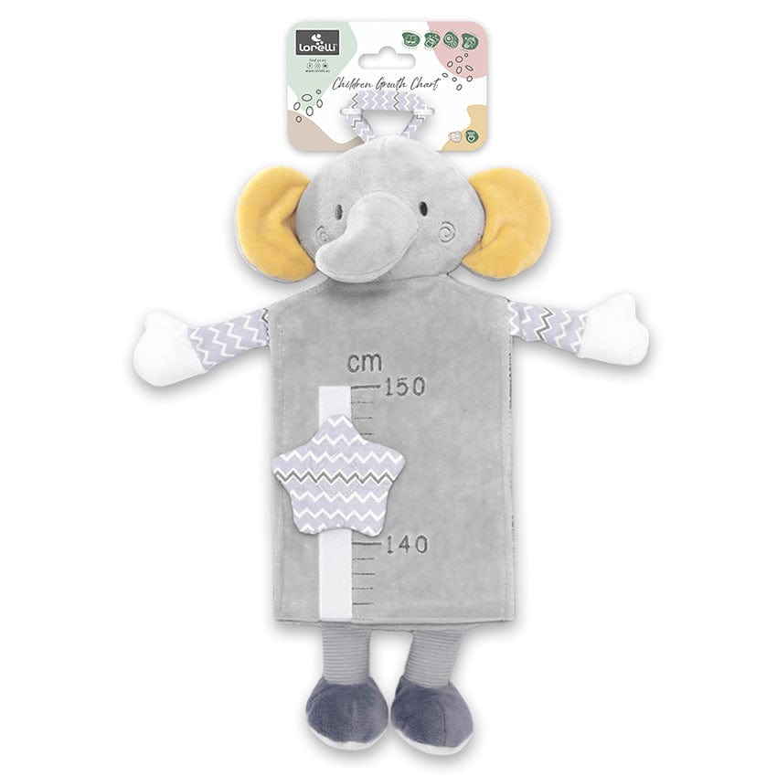 Детски Метър За Стена Слонче Сиво Natural