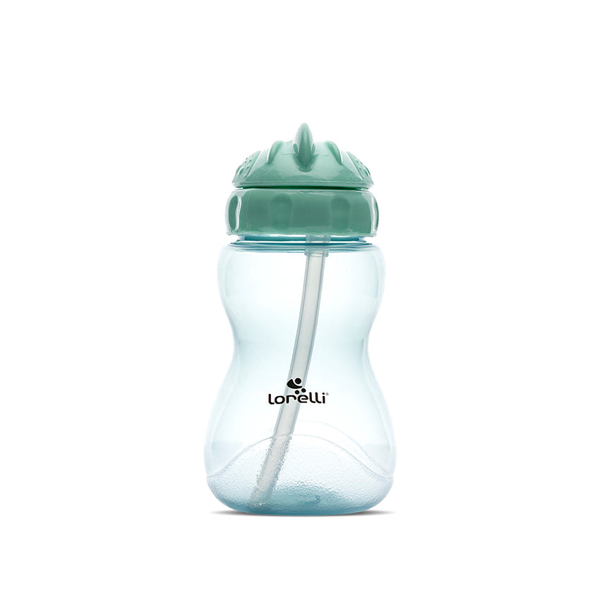 Мини Спортна Бутилка Green Blue Със Сламка Baby Care