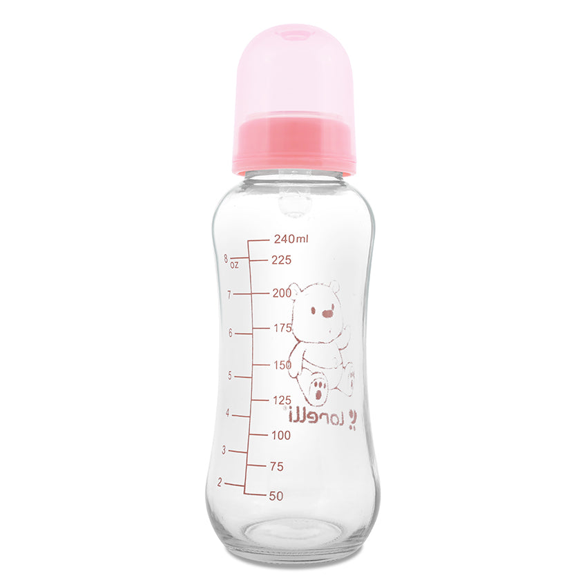 Стъклено Шише 240 Мл Blush Pink Baby Care