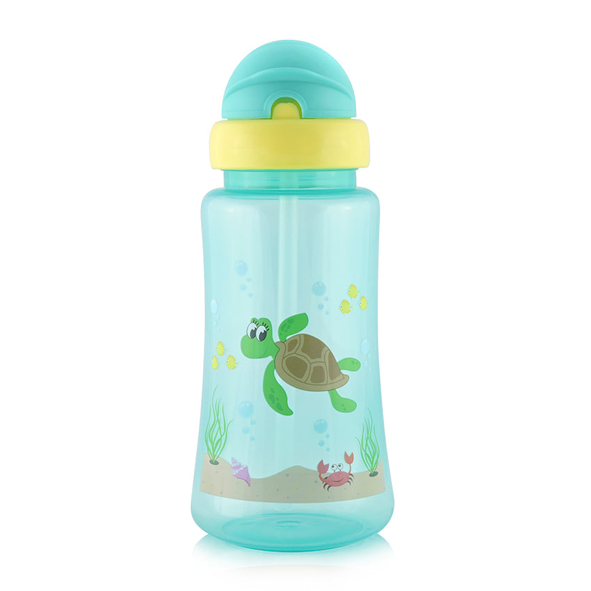 Спортна Бутилка Със Сламка 330мл Зелена Baby Care