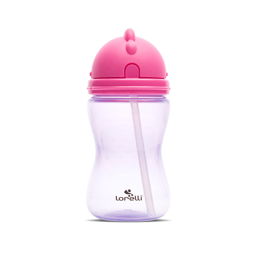 Sport kulacs szívószállal, rózsaszín-lila, Baby Care