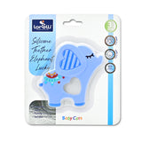 Силиконова Гризалка Слонче Lucky Синя Baby Care