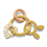 Силиконова Гризалка С Бук Зайче Natural Yellow