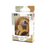 Силиконова Гризалка С Бук Зайче Natural Yellow