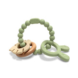 Силиконова Гризалка С Бук Зайче Natural Fresh Gree Lorelli Premium