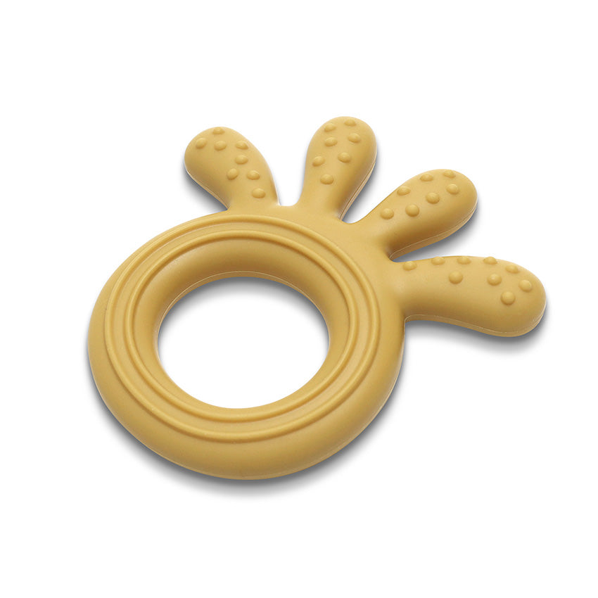 Силиконова Гризалка Октопод Natural Yellow Lorelli Premium