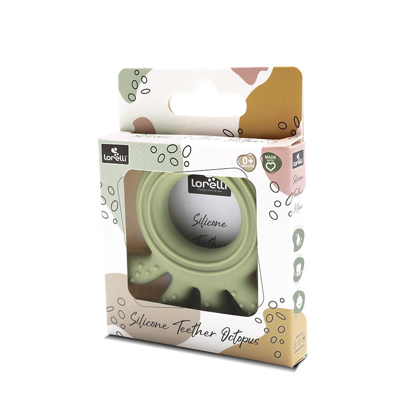 Силиконова Гризалка Октопод Natural Fresh Green