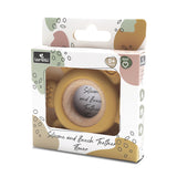 Силиконова Гризалка С Бук Цвете Natural Yellow