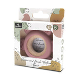 Силиконова Гризалка С Бук Цвете Natural Deep Pink Lorelli Premium