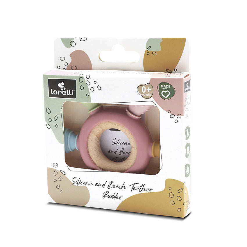 Силиконова Гризалка С Бук Рул Natural Deep Pink