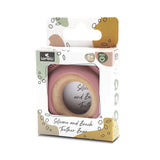 Силиконова Гризалка С Бук Мече Natural Deep Pink