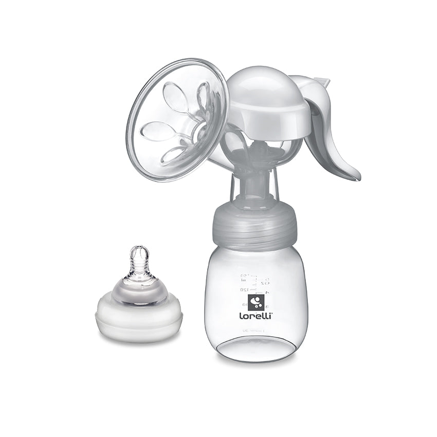 Lorelli Classic Assistant kézi mellszívó 180 ml-es palackkal
