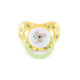 Биберон Залъгалка С Капаче 2бр. 6м+ Yellow Green Baby Care