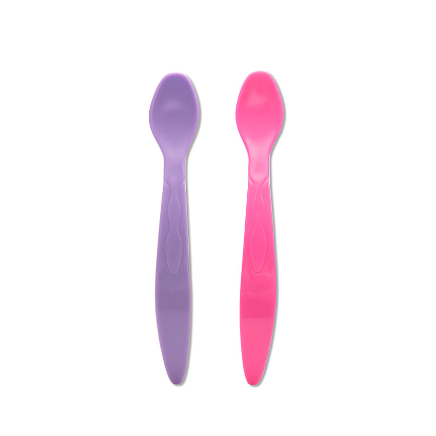 К Кт Лъжички 2 Бр Pink Purple Baby Care