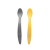 К Кт Лъжички 2 Бр Yellow Grey Baby Care