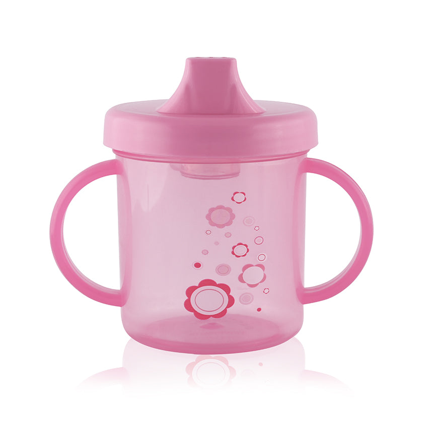Чаша С Дръжки 210мл Розова Baby Care