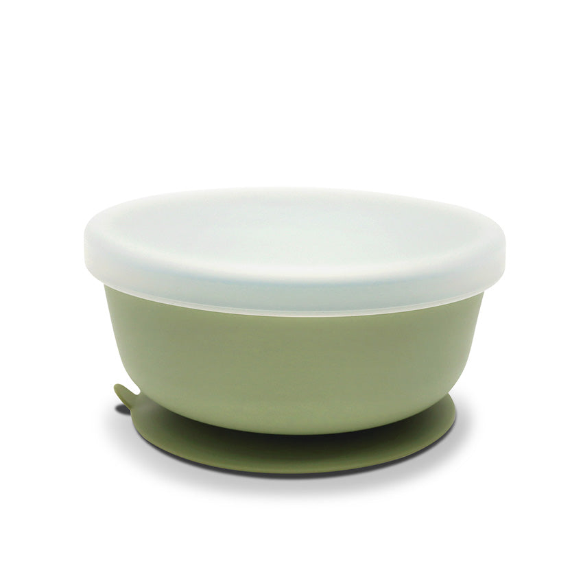 Силиконова Вакуум Купа С Капак Natural Fresh Green Lorelli Premium