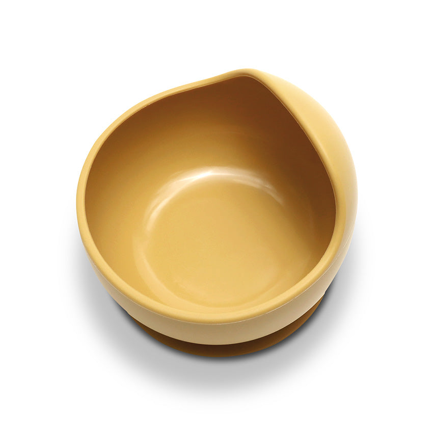 Cupă vidată din silicon, galben natural