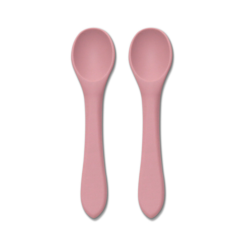 Силиконови Лъжички 2бр Natural Deep Pink Lorelli Premium