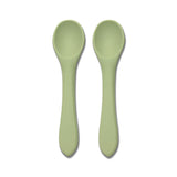 Lingurițe din silicon 2 buc. verde proaspăt natural