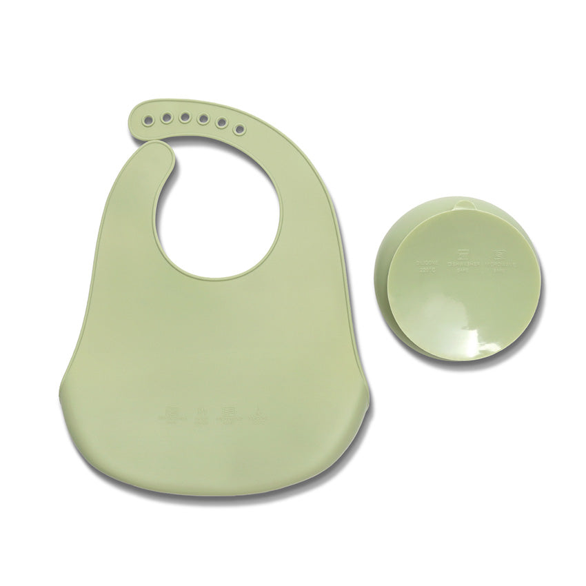 Силиконов Сет За Хранене 2части Natural Fresh Gree Lorelli Premium